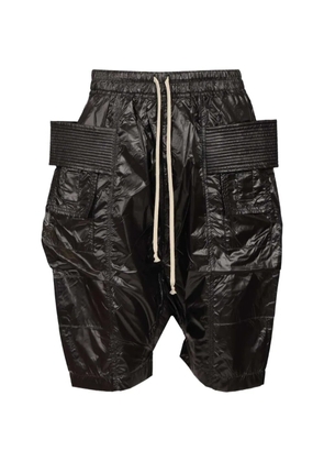 Rick Owens DRKSHDW drawstring drop-crotch shorts - Black