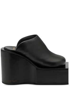 YUME YUME platform wedge pumps - Black