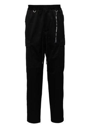 Mastermind World tapered cargo trousers - Black