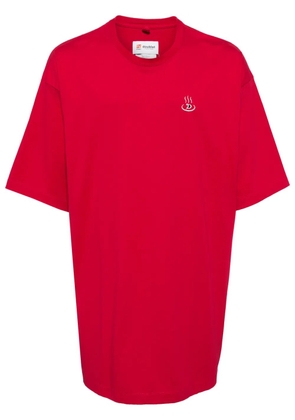 Doublet Onsen Noren cotton T-shirt - Red