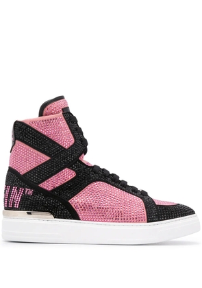 Philipp Plein Money Beast high-top sneakers - Pink
