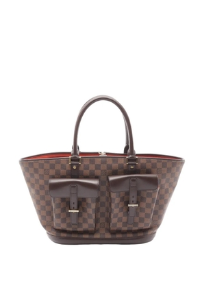 Louis Vuitton Pre-Owned 2004 Damier Ebene Manosque GM tote bag - Brown