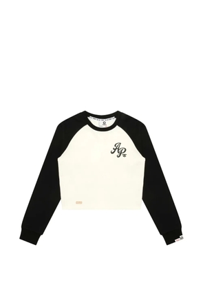 AAPE BY *A BATHING APE® cropped sweatshirt - White