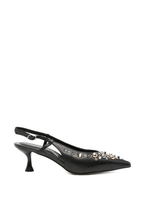 APEPAZZA stud-embellishment pumps - Black