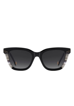 Carolina Herrera embellished cat-eye sunglasses - Black