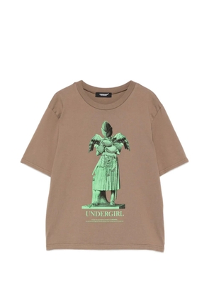 Undercover graphic-print T-shirt - Brown