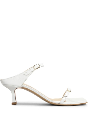 Fabio Rusconi 65mm leather sandals - White