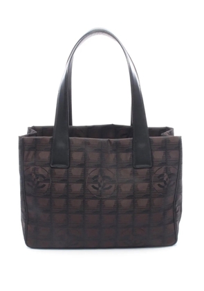 CHANEL Pre-Owned 2004-2005 Nylon New Travel Line PM tote bag - Brown
