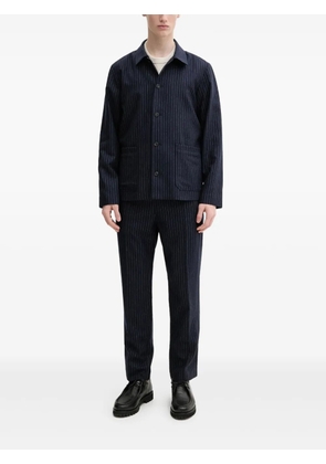 A.P.C. pinstripe wool-blend jacket - Blue