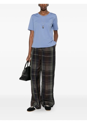 Herno round-hem T-shirt - Blue