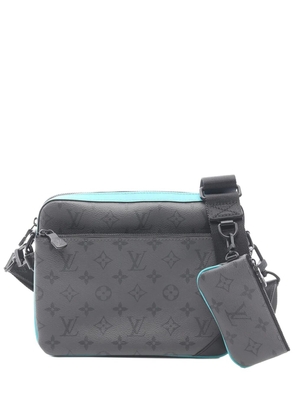 Louis Vuitton Pre-Owned 2021-2025 Monogram Eclipse Trio Messenger crossbody bag - Grey