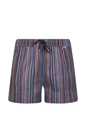 Paul Smith striped swim shorts - Blue