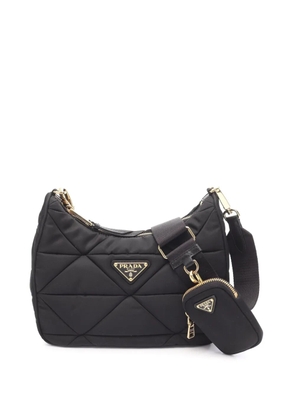 Prada Pre-Owned 2013-2026 Quilted Tessuto crossbody bag - Black