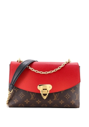 Louis Vuitton Pre-Owned Saint Placide Handbag Monogram Canvas and Leather shoulder bag - Brown