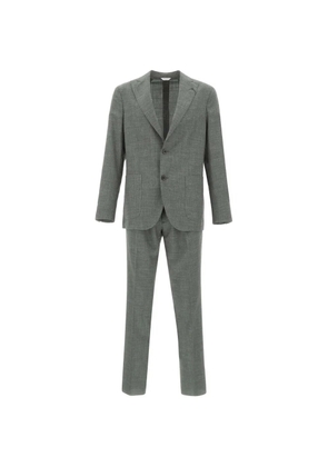 Boglioli peak lapel patch pocket suit - Grey