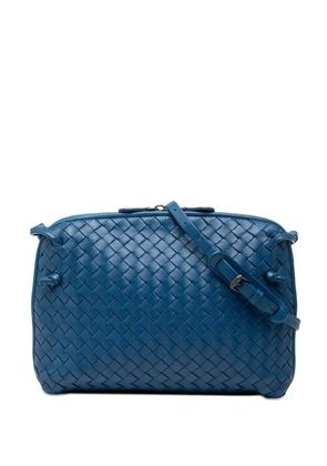Bottega Veneta Pre-Owned 2012-2025 Nappa Intrecciato Nodini crossbody bag - Blue
