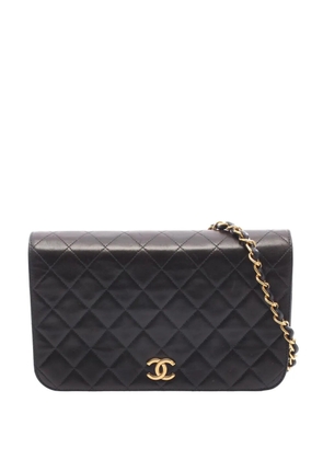 CHANEL Pre-Owned 1997-1999 Medium Quilted Lambskin Full Flap shoulder bag - Black