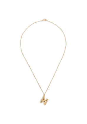 Completedworks N-initial pendant necklace - Gold