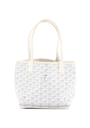 Goyard Pre-Owned Anjou Reversible Tote Coated Canvas Mini satchel - White