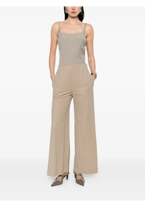 Harris Wharf London wide-leg trousers - Neutrals