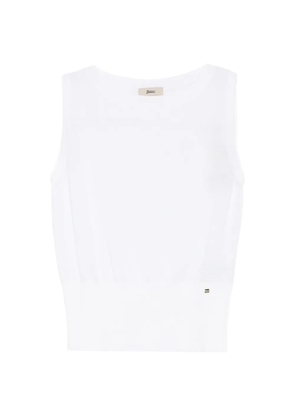 Herno round-neck tank top - White