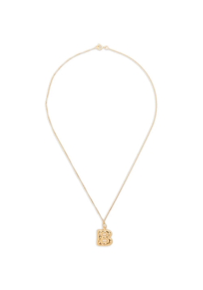 Completedworks B-pendant necklace - Gold