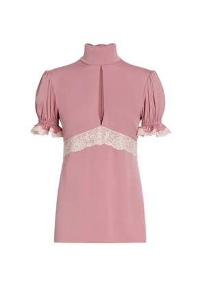 Dolce & Gabbana charmeuse stretch top - Pink