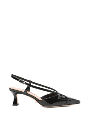 Julie Dee cut-out slingback heeled pumps - Black
