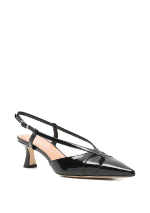 Julie Dee cut-out slingback heeled pumps - Black