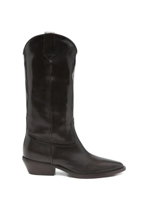 Julie Dee pointed cowboy boots - Brown