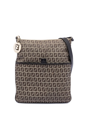 Fendi Pre-Owned 2000-2010 Zucchino Canvas crossbody bag - Brown