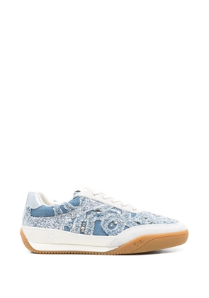 LIU JO Lewis 04 rhinestone-applique sneakers - Blue