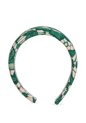 Gianluca Capannolo silk headband - Green