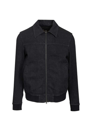 Herno zip stretch denim jacket - Blue