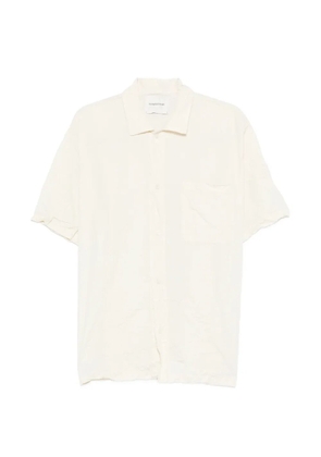Gongdid Design chest-pocket short-sleeves shirt - Neutrals