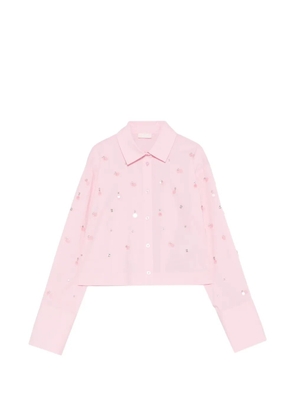 LIU JO embellished shirt - Pink