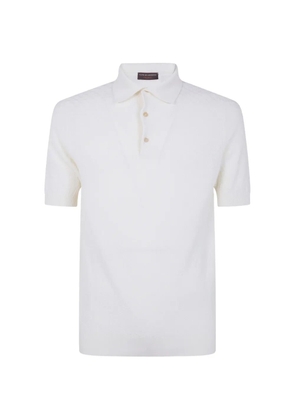 Filippo De Laurentiis textured short-sleeve polo shirt - Neutrals