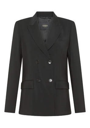 Seventy double-breasted three-quarter sleeve jacket - Black