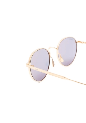 Cartier Eyewear oval-frame sunglasses - Gold