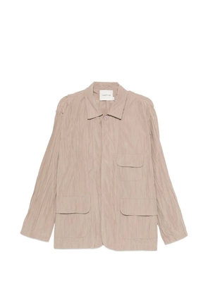 Gongdid Design flap-pockets jacket - Neutrals