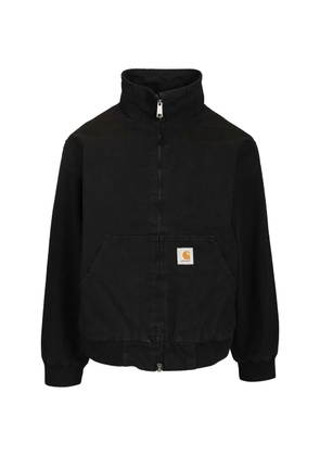 Carhartt WIP Ravon logo-patch bomber jacket - Black