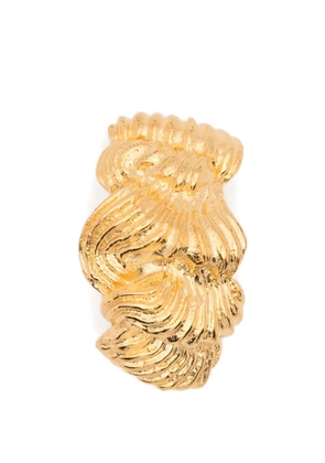 Completedworks Buttercream (Or, The Icing on the Cake) ruffled earrings - Gold