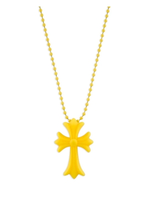 Chrome Hearts cross-pendant necklace - Yellow