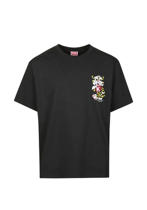Kenzo Wild Tiger cartoon print T-shirt - Black