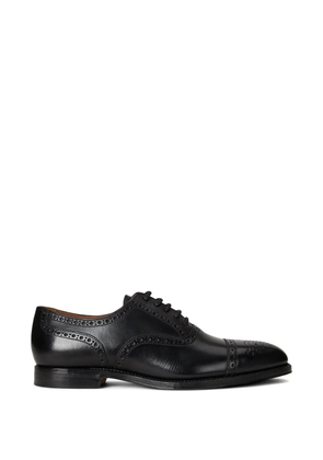 Polo Ralph Lauren Maestra perforated cap-toe Oxford shoes - Black