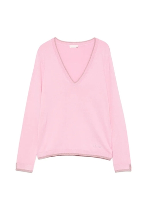 LIU JO V-neck sweater - Pink