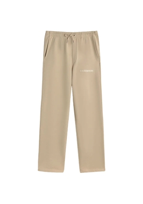 LES HÉRITIERS logo-detail trousers - Neutrals