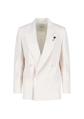 Lardini double-breasted blazer - Neutrals