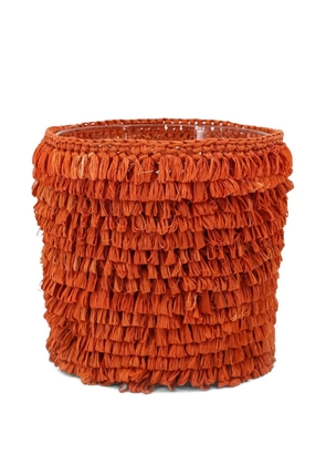 IBELIV medium raffia scented candle (290g) - Orange