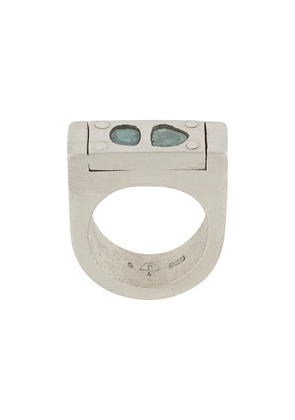 Parts of Four Plate single ring - Silver